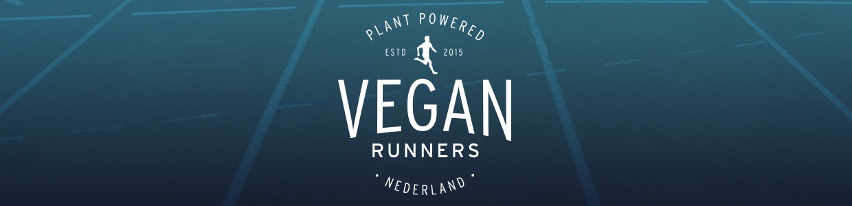 Banner met het logo van Vegan Runners Nederland
