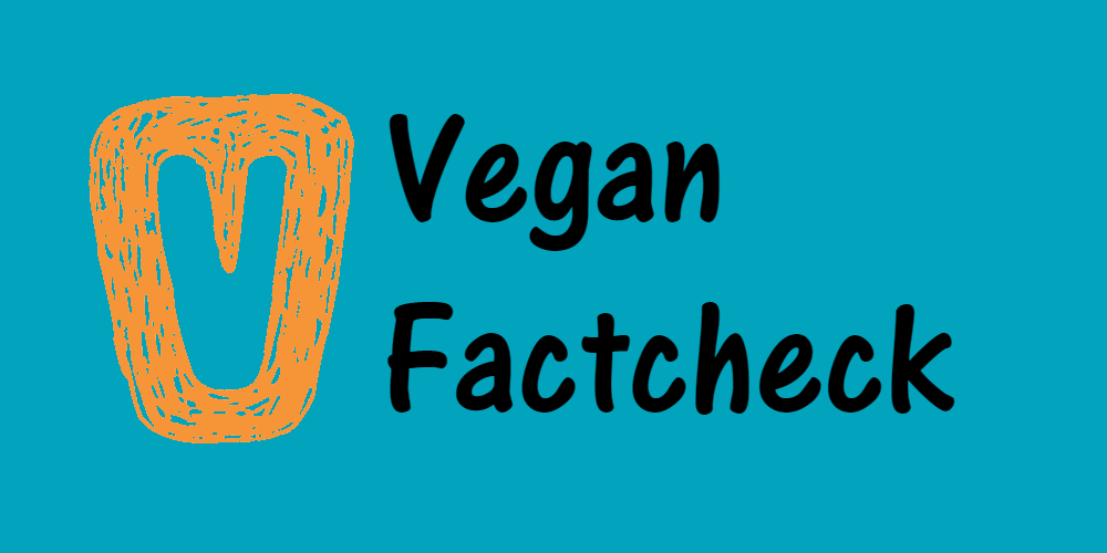 banner met de tekst 'Vegan Factcheck'