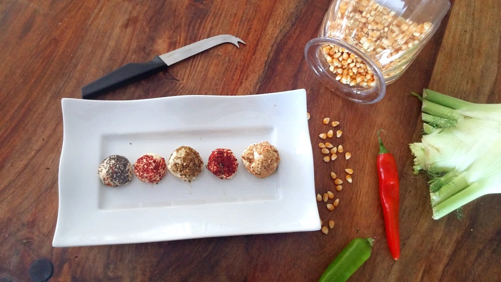 alternatieve kaashapjes op een schaaltje