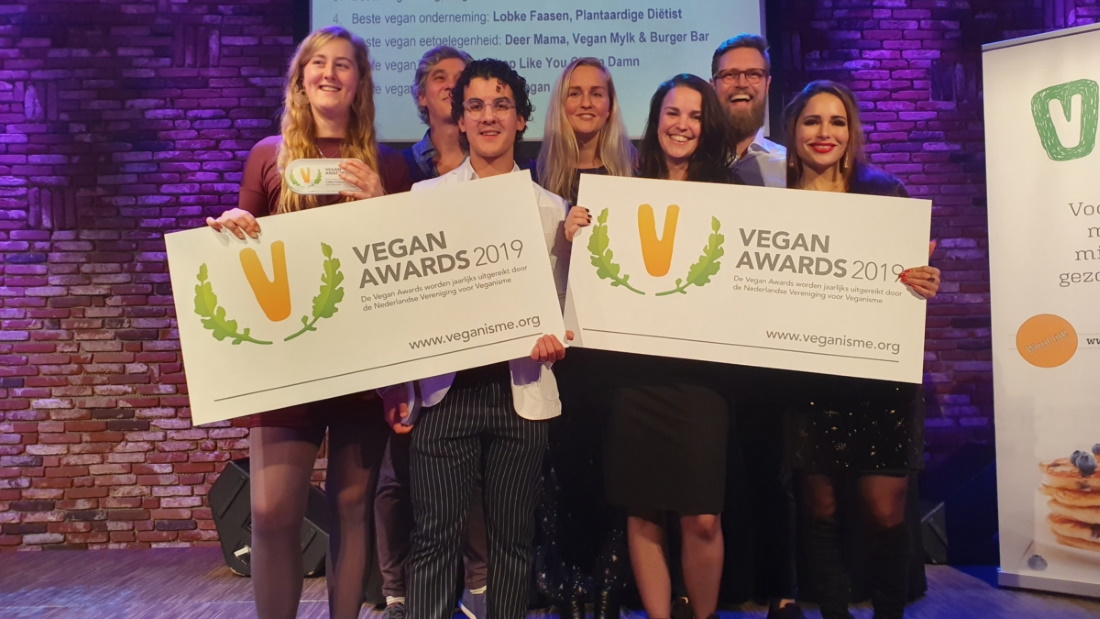 de winnaars van de Vegan Awards 2019