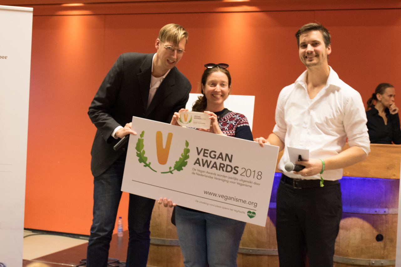 vegan-awards-2018-cateraar-daantje Winnaar van de Vegan Awards 2018, categorie Beste vegan cateraar: Daantje Food and Drinks Dordrecht