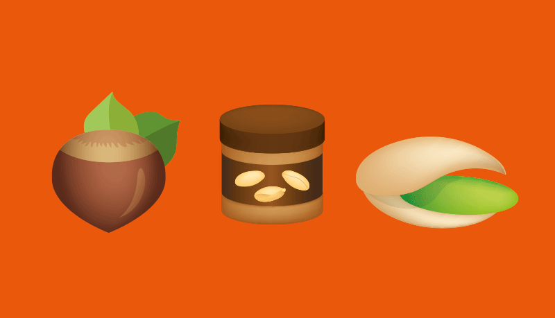 Noten & zaden een pot pindakaas, noten en zaden