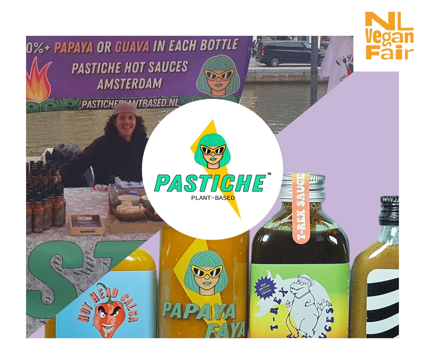 Pastiche Plant-based sauzen in glazen flesjes van Pastiche