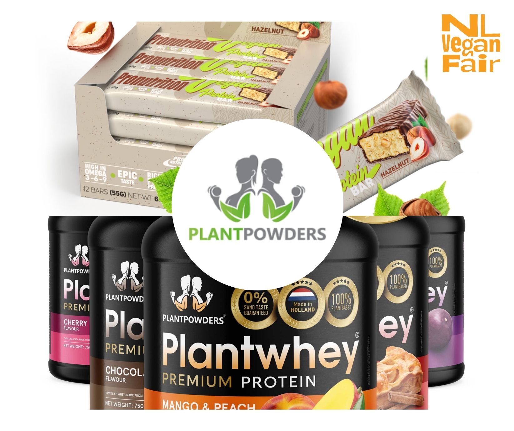 7. Plant Powders Eiwitshakes in verschillende smaken en proteïnebars van Plantpowders