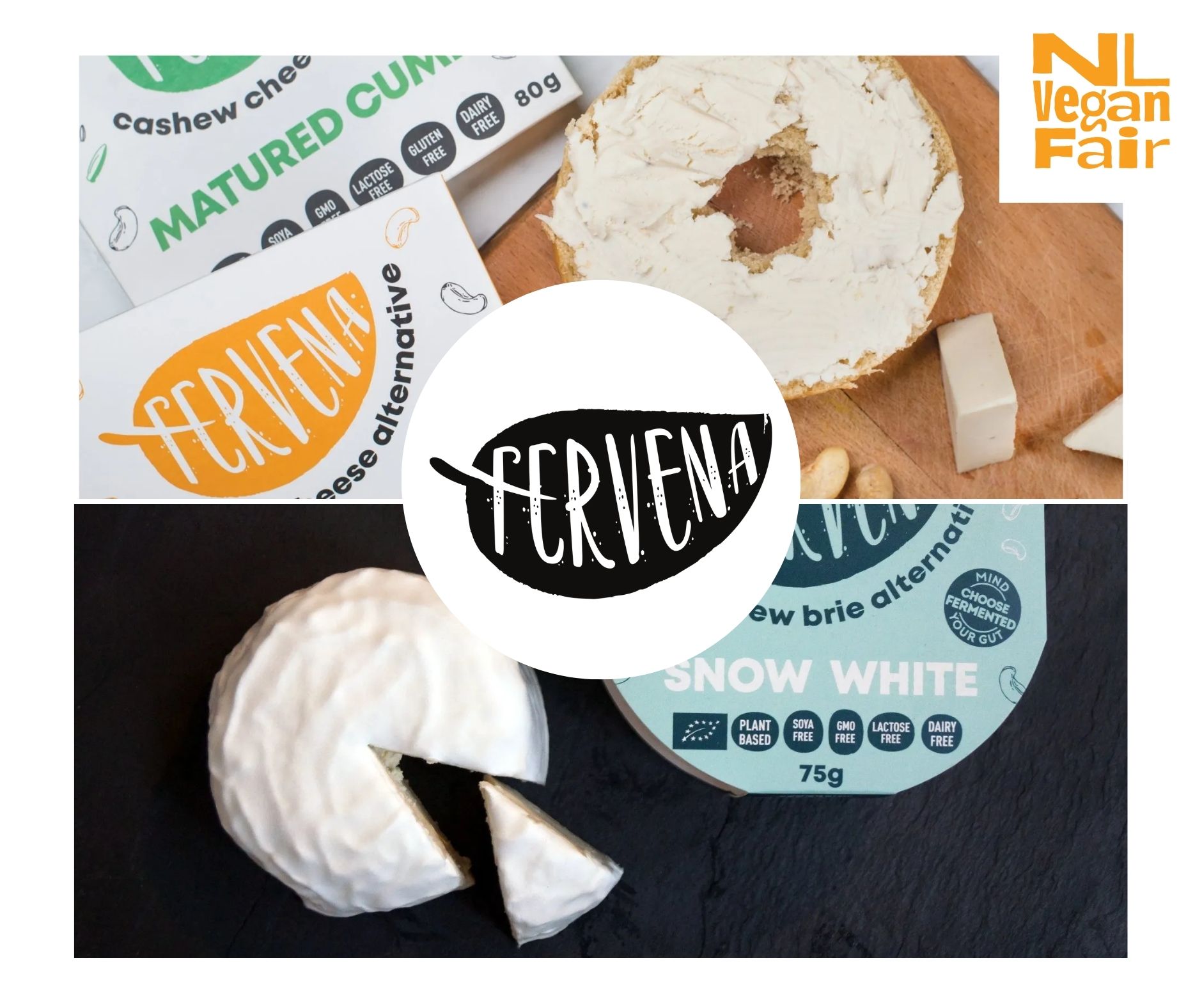 24 Fervena Diverse plantaardige kaasjes van Fervena