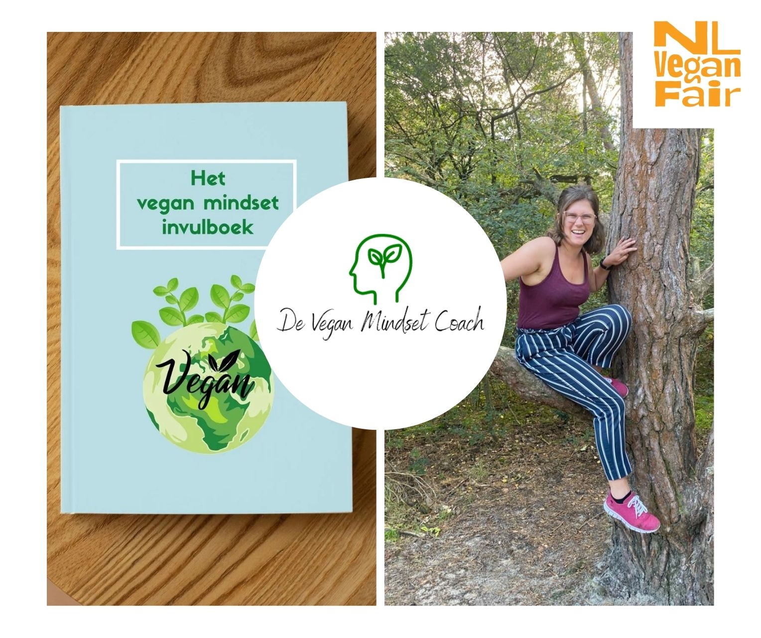 40 De Vegan Mindset Coach Renee, de Vegan Mindset Coach en Het vegan mindset invulboek