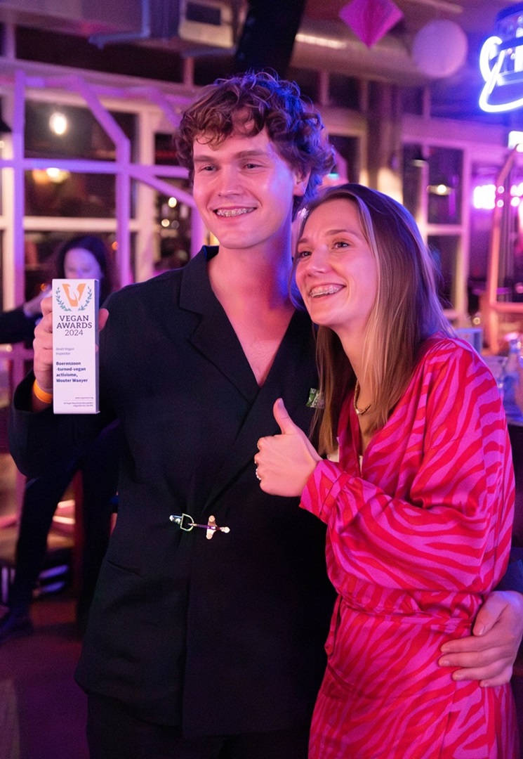 vegan-awards-winnaars-wouter-waayer Wouter Waayer, , winnaar van de Vegan Awards 2024 in de categorie Beste vegan inspirator
