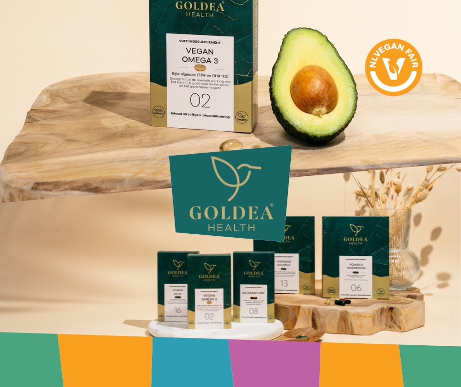 Goldea_Health-NLVegan-fair-2025 Producten van Golden Health